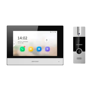 kit de intercomunicador hibrido hikvision (ds-kis302-p) este intercomunicador híb