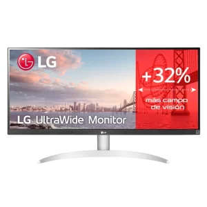 monitor lg ultrawide 29wq600-w, 29 wfhd (2560x1080), 75hz, panel ips, altavoces (7w+