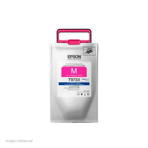 bolsa de tinta epson durabrite pro t973320, colormagenta. para impresora epson wo